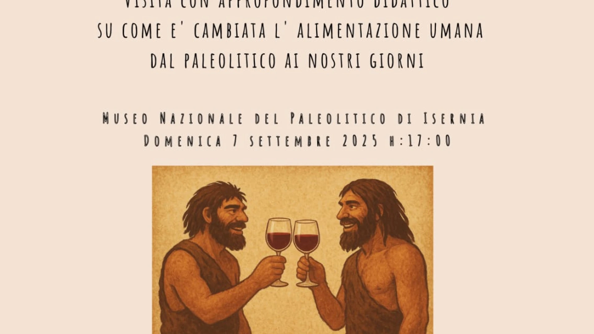 Isernia: domenica 7 settembre l'evento denominato "Pillole di Preistoria".